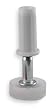 Battalion 1XMX7 Pivot Wheel, Nylon, White, L 7/8 In