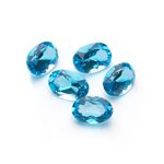 5x3 mm-0.95 Cts Swiss Blue Topaz ( Oval-AA )