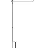 Garden Flag Metal Holder