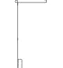 Metal Garden Flag Stand