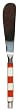 Decorative Stainless Steel Cheese Spreader Coral & Bone Resin Handle Set/2