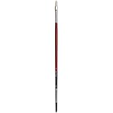 da Vinci Hog Bristle Series 7423 Maestro 2 Artist Paint Brush, Filbert Medium-Length with Red Handle, Size 8