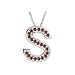 Initial Pendant - 0.27 Ct Red Diamond \'S\' Initial Pendant