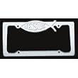 Chrome Jesus License Plate Frame (Chrome Metal)