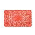 Present Time Set of (4) Lace Kitchen Table Placemats 18"x12" - Red