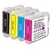 4PK Compatible iNK LC51 LC-51 For BROTHER MFC-240C 440CN