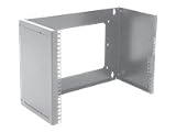 DIGITUS Wandhalterung Universalgestell 48,3cm 19Zoll 8HE grau 530mmx350mm unmontiert