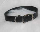 Hamilton Leather Creased Leather Collar Black 1 X24 - LM1 24BK