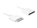 DELOCK Daten- u. Ladekabel fuer iPhone 2/3/4 und iPod nano 1m weiss