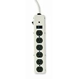 Phillips S100211 6 Outlet Metal Surge Protector