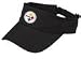 Pittsburgh Steelers Black Logo Visor by Reebok