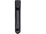 Crowd Control Barrier Black Wall Mount Receiver