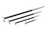 Sunex International 9804 Rolling-Head Pry Bar Set - 4 Pc.