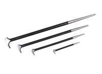 Sunex International 9804 Rolling-Head Pry Bar Set - 4 Pc.