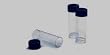 PLASTIC BOTTLE & CAP 2-1/8 X 5/16 BOX OF 12