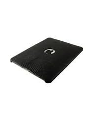 Black iPad Clip On Case - Genuine Lizard Skin Leather