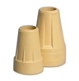 Crutch Tips Tan Extra Large by Rubbermaid, Size:7/8 Inches - 1 Pair