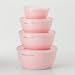 KitchenAid Pink set of 4 Prep Bowls & lids