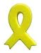 Yellow Ribbon Antenna Ball Topper Image