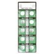 Button Replacement Batteries (Card of 10) 1.5 volts