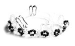Bra Straps Beaded Clear Strap