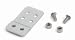 Throttle Cable Bracket Adapter Chrome For 700R4 w/Automatic Transmission Kickdown Use...