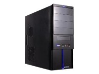 GigaByte GZ-PD Big-Tower PC Geh&auml;use (micro ATX, 4x 5,25 extern, 1x 3,5 extern, 4x 3,5 intern, 2x USB 2.0) schwarz