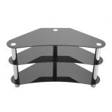 3 TIER BLACK GLASS TV DVD TABLE SHELF STAND BOOK UNIT 3 TIER BLACK GLASS TV DVD TABLE SHELF STAND BOOK UNIT
