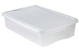 Clear Storage Box With Lid. Package of 6