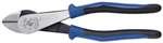 Klein J228-8 8-Inch Journeyman High-Leverage Diagonal-Cutting Pliers, Light blue and Black