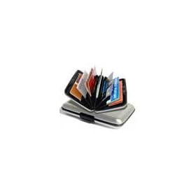 Buy Executive Style Ogon Designs Small Multi-Colored PVC Aluminum Metal Outer Shell Wallet Card Case... by Ogon Designs