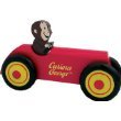 11r3TMzNbaL CURIOUS GEORGE wooden race CAR wood childs TOY new