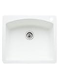 Blanco 511 611 Blancodiamond Single Bowl Kitchen Sink, White Blanco 511 611 Blancodiamond Single Bowl Kitchen Sink, White
