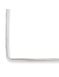 Sterling Silver Polished V-Shape Neck Collar QG1754"
