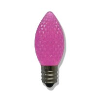 Pink C7 LED Replacement Bulb - C7 LED Christmas Light Pink