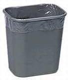 Rubbermaid-Clear Polyliner Bag 6 Gallon (5002-88CL) Category: Flat Packed Lo-Density Can Liners
