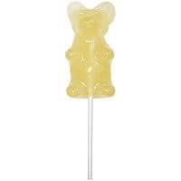 Giant Gummi Bear on a Stick - Pineapple: 1/2 LB