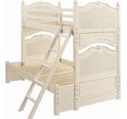 Ma Marie Twin Over Full Bunk Bed - Antique White