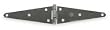 Battalion 1RCP9 Strap Hinge, Heavy, Steel, 4 Hole Leaf