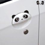 Panda Door Handle Decal/Sticker Very Cute 1PR