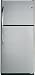 GE : GTH18ISXSS 18.0 cu. ft. Top-Freezer Refrigerator - Stainless Steel
