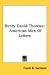 Search : Henry David Thoreau: American Men Of Letters