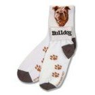 Bulldog Roll Down Sock