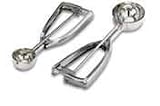 Disher, Size 10, stainless, universal squeeze hand