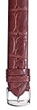 Philip Stein Chocolate Alligator Watch Strap 3-ACH