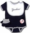 New York Yankees Onesie Bib and Bootie, 3/6