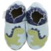 Robeez Infant/Toddle Baby Dino Slip On With Socks,Baby Blue,6-12 Mo