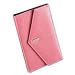 Rolodex 1734452 Rolodex Resilient Business Card Book, Faux Leather, Pink