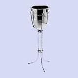 CHAMPAGNE/WINE BUCKET ONLY, 10 H, 8-3/4 DIA., 18-8 STAINLESS STEEL