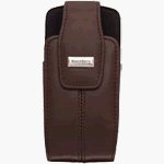 RIM Blackberry OEM Lambskin leather holster Case with swivel belt clip. Burnt Sienna Red for Blackberry 8100 8100c Pearl – HDW-12715-003
